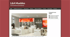 Desktop Screenshot of lyamuebles.com